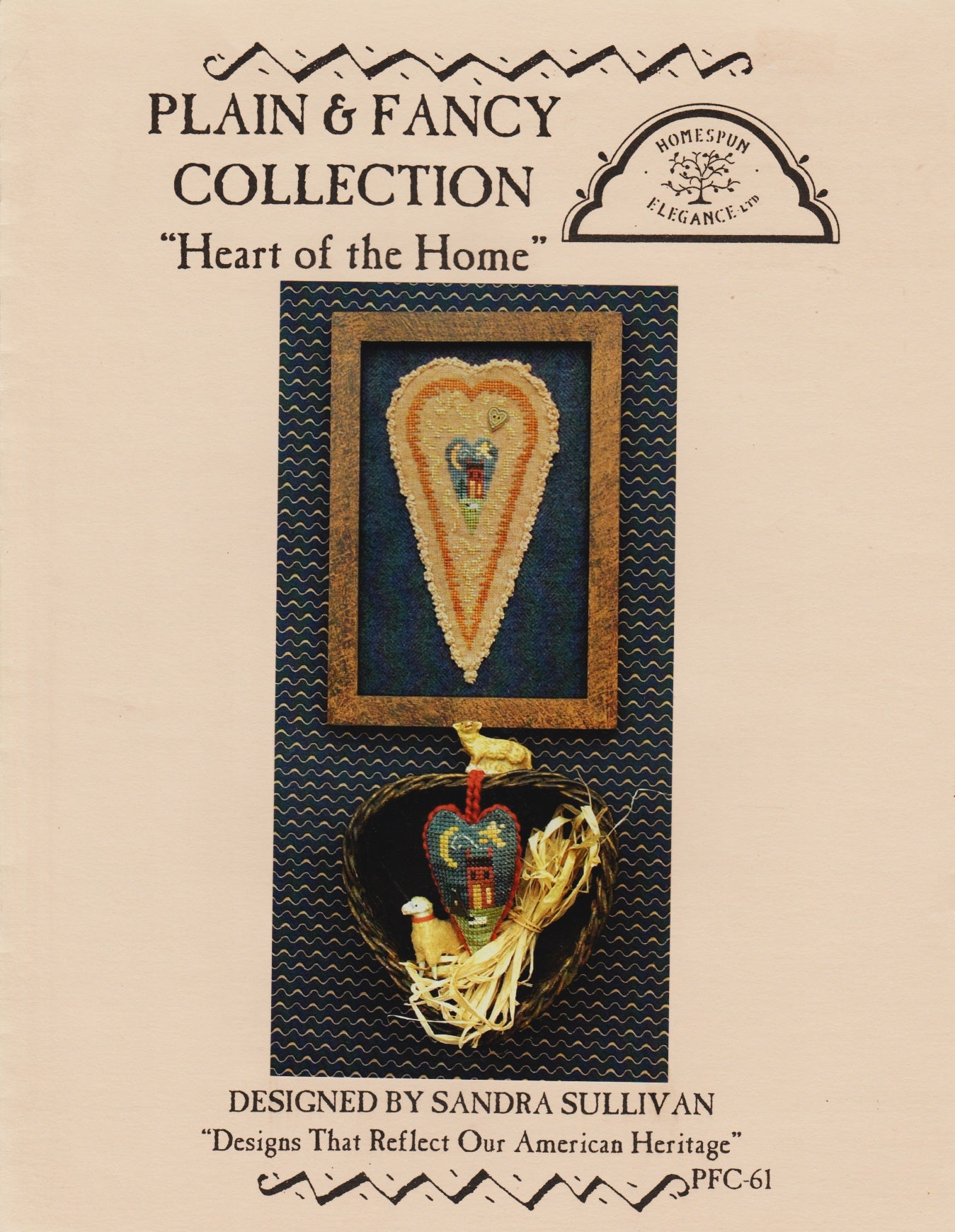 Homespun Elegance Heart of the Home PFC-61 cross stitch pattern