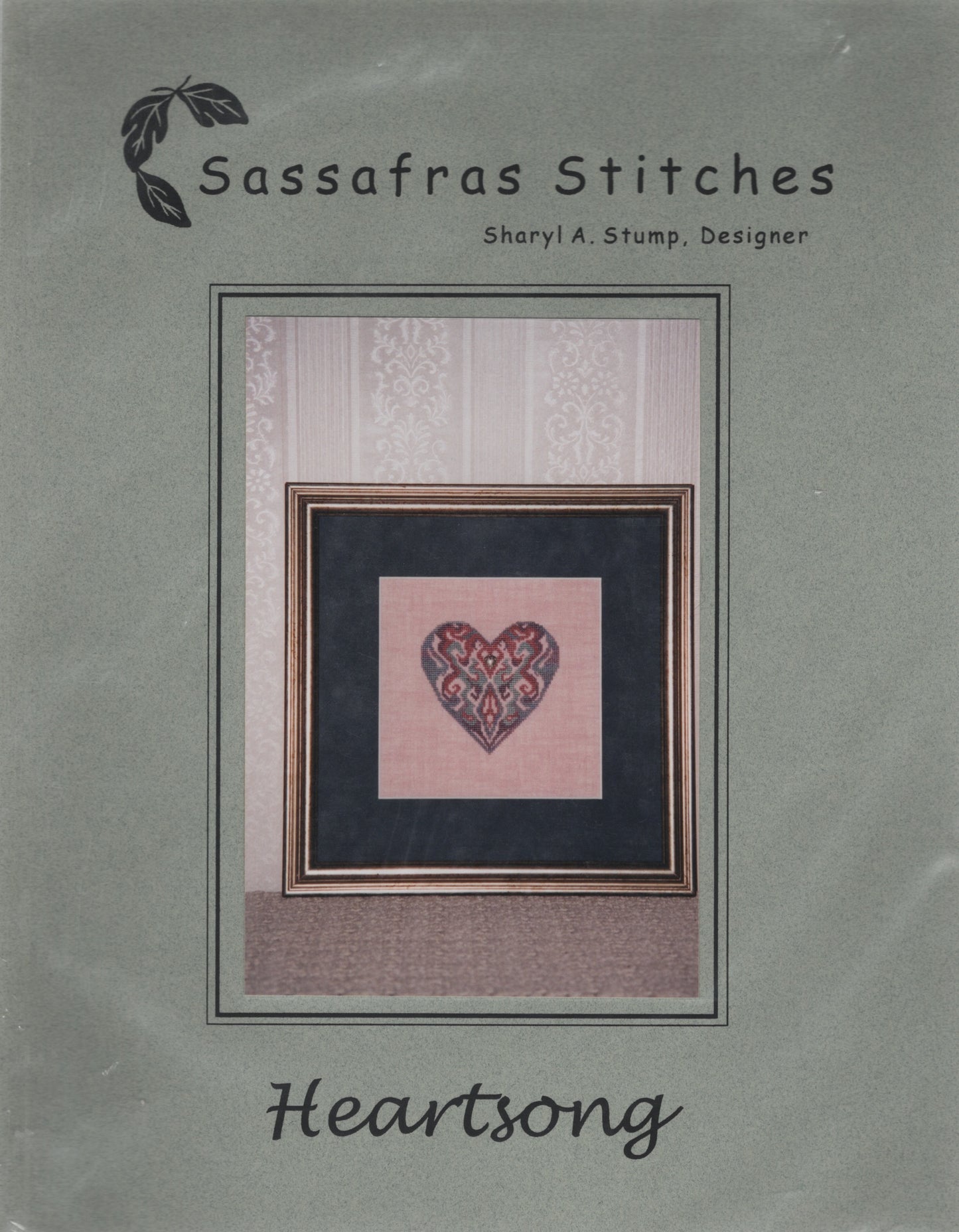 Sassafras Stitches Heartsong cross stitch pattern