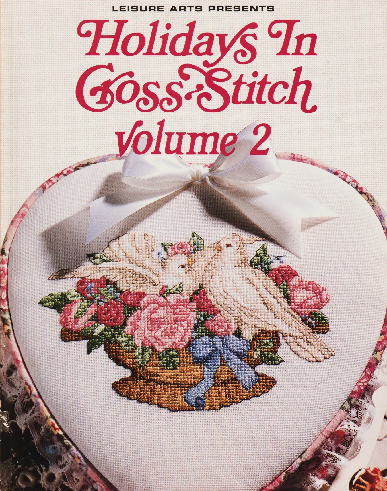 Leisure Arts Holidays In Cross-Stitch 2 108550 cross stitch pattern book