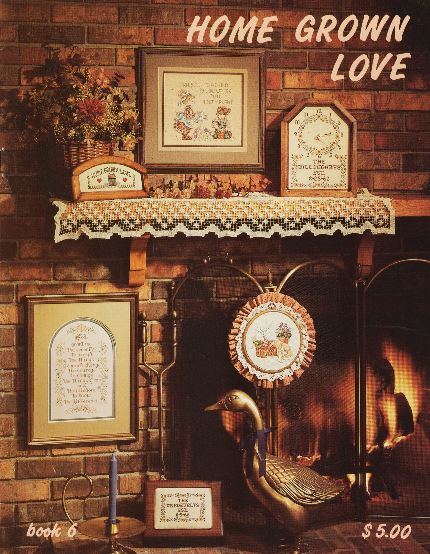 Stoney Creek Home Grown Love BK6 cross stitch pattern