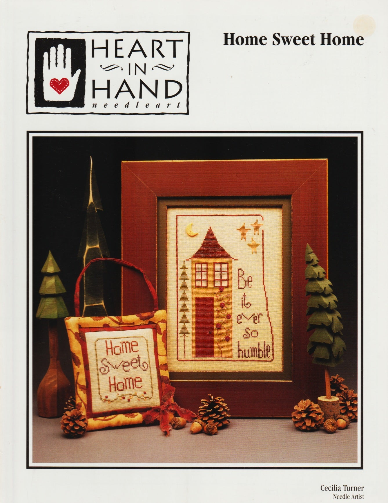 Heart In Hand Home Sweet Home cross stitch pattern