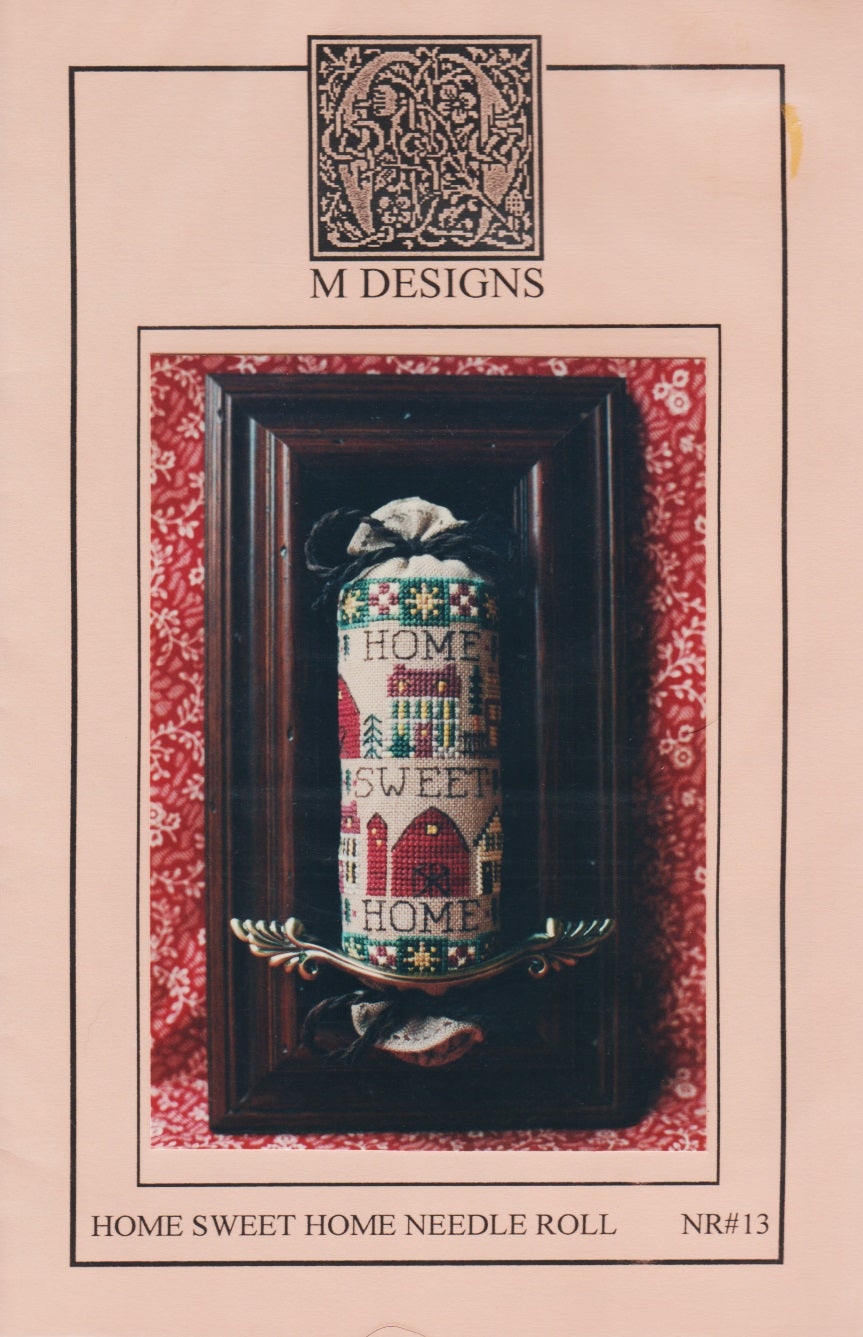 M Designs Home Sweet Home Needle Roll cross stitch pattern