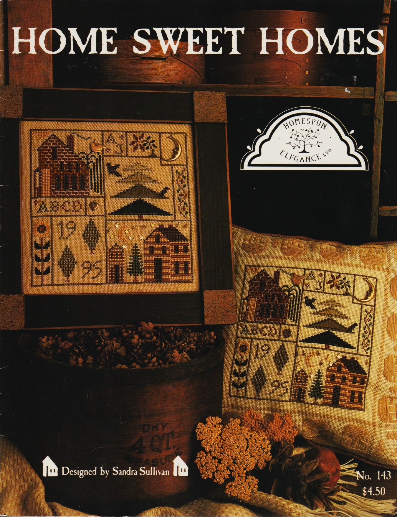 Homespun Elegance Home Sweet Home 143 cross stitch pattern