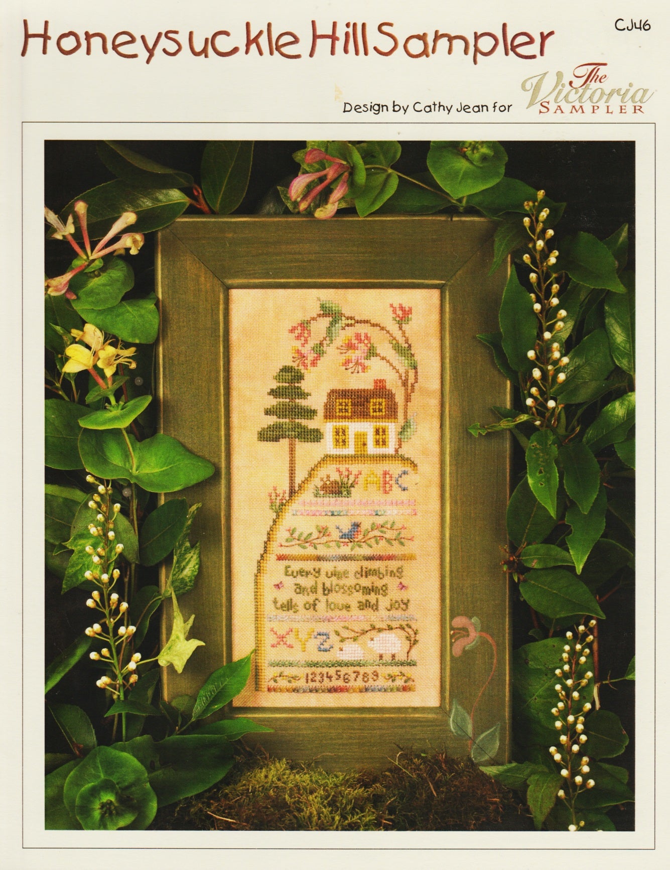 Victoria Sampler Honeysuckle Hill Sampler CJ46 cross stitch pattern