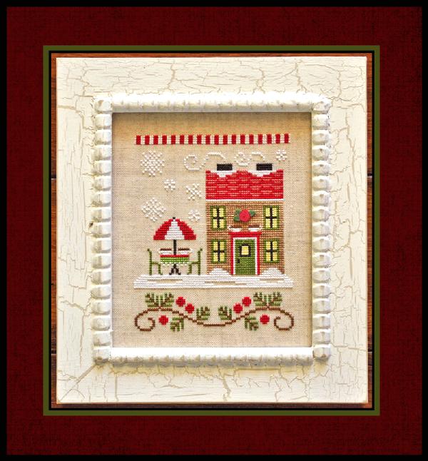 Country Cottage Needleworks Hot Cocoa Cafe christmas cross stitch pattern