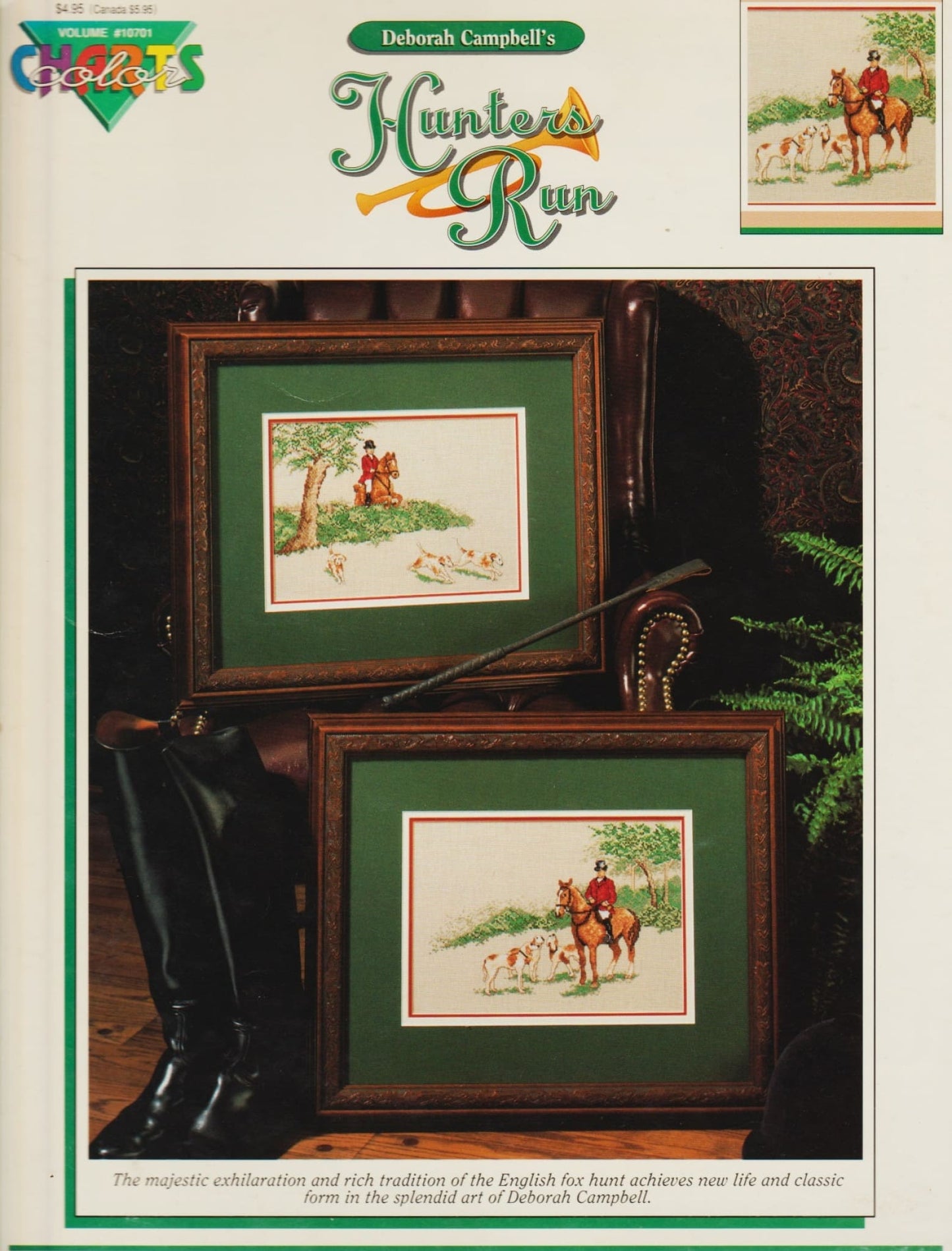 Color Charts Hunters Run 10701 cross stitch pattern
