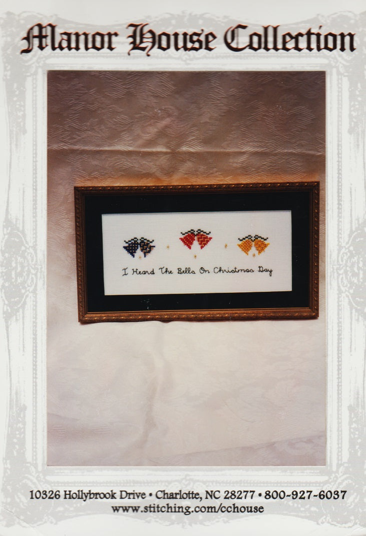 Carolina Country House I Heard the Bells on Christmas Day cross sstitch pattern