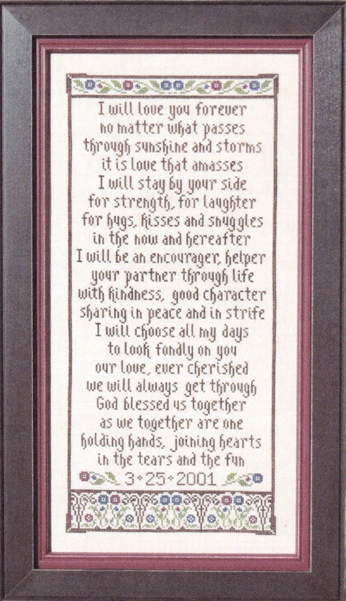 My Big Toe I Will MBT-174 cross stitch pattern