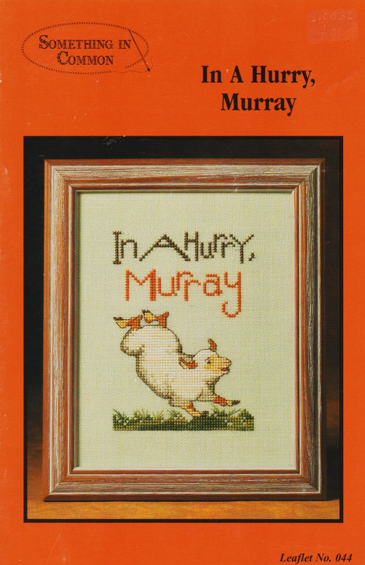 Something In Common In A Hurry, Murray 044 pig cross stitch pattern
