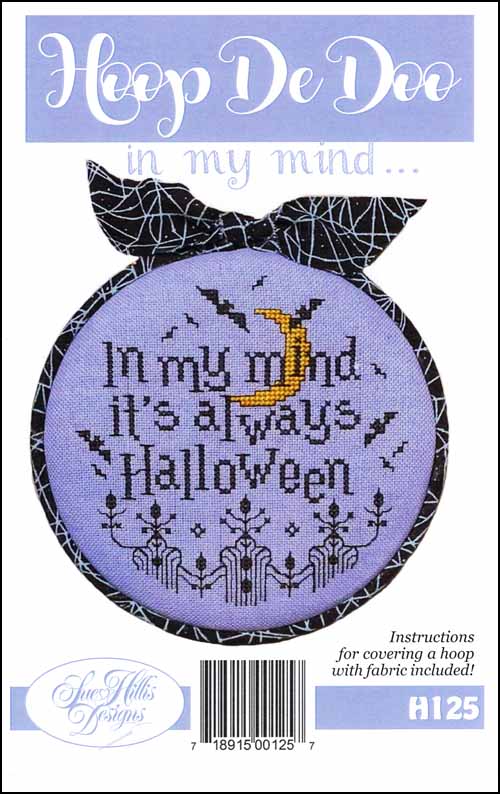 Sue Hillis In My Mind Hoop De Doo H125 Halloween cross stitch pattern