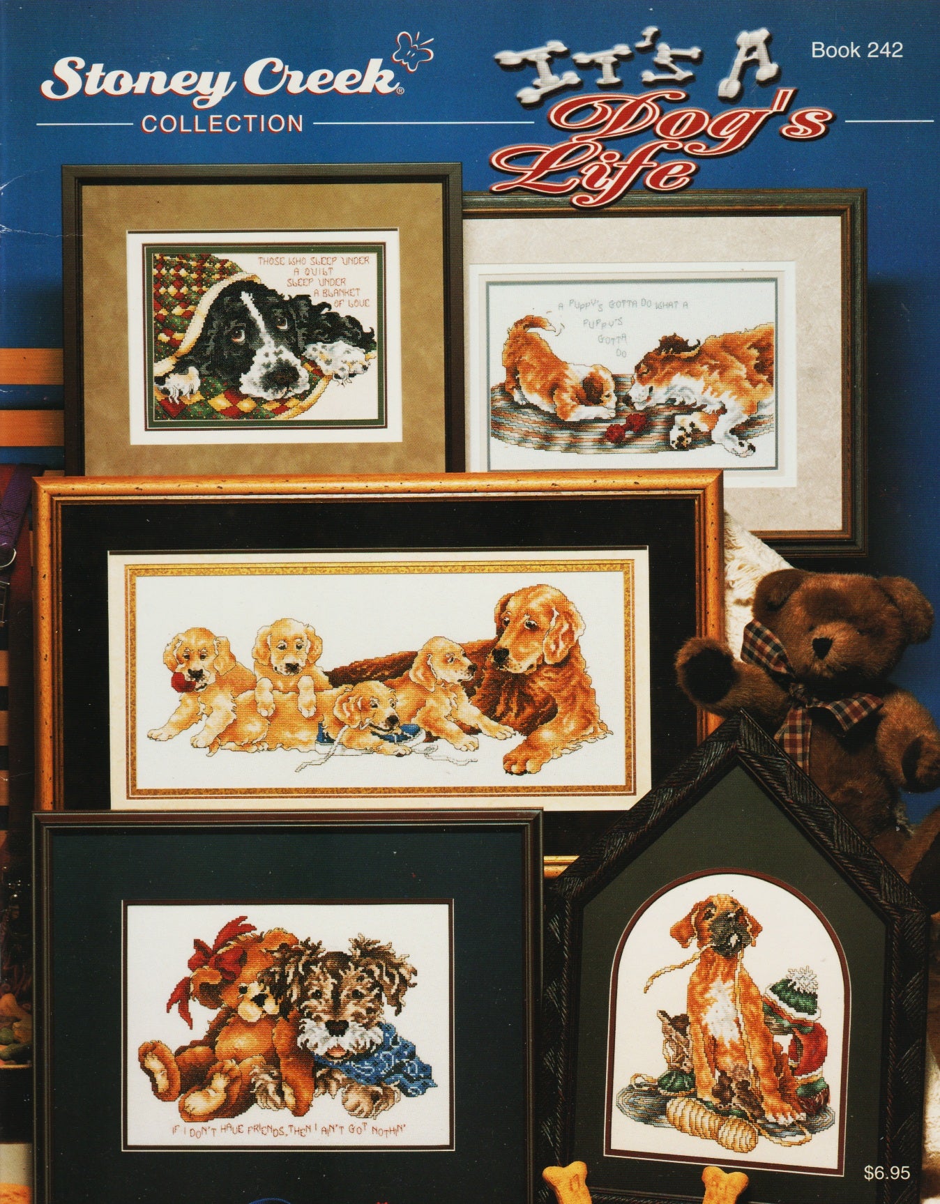 Stoney Creek It's A Dog's Life BK242 cross stitch pattern