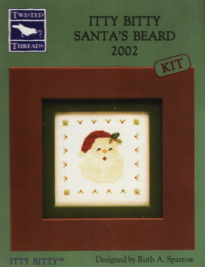 Twisted Threads Itty Bitty Santa's Beard 2002 Christmas cross stitch pattern