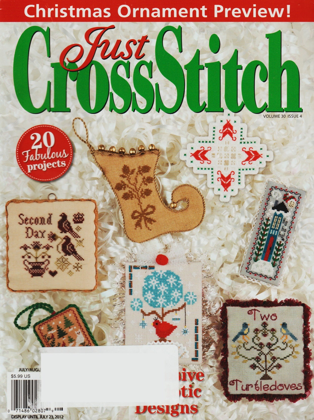 Just CrossStitch Jul/Aug 2012 cross stitch magazine