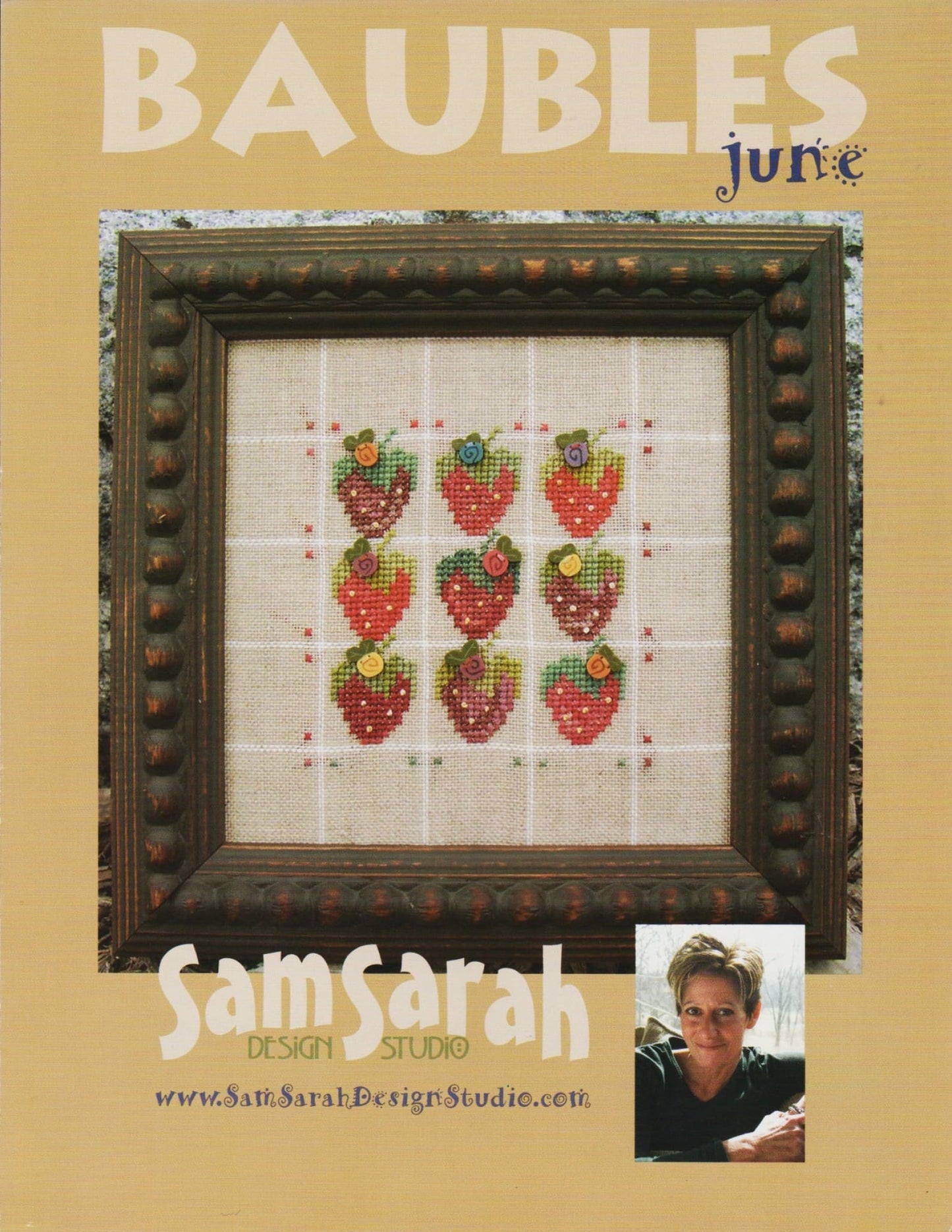 Sam Sarah June Baubles cross stitch pattern