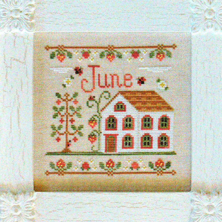 Country Cottage Needleworks June Cottage cross stitch pattern