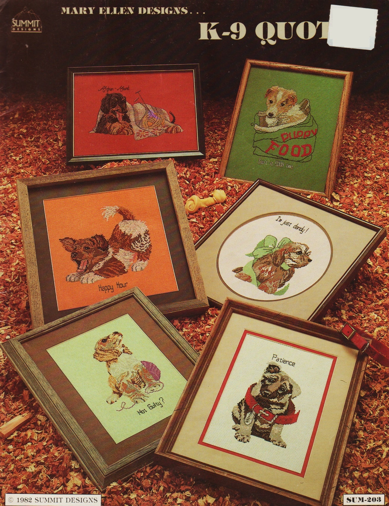 Summit Designs K-9 Quotes cross stitch pattern