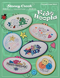 Stoney Creek Kids Hoopla BK414 cross stitch pattern