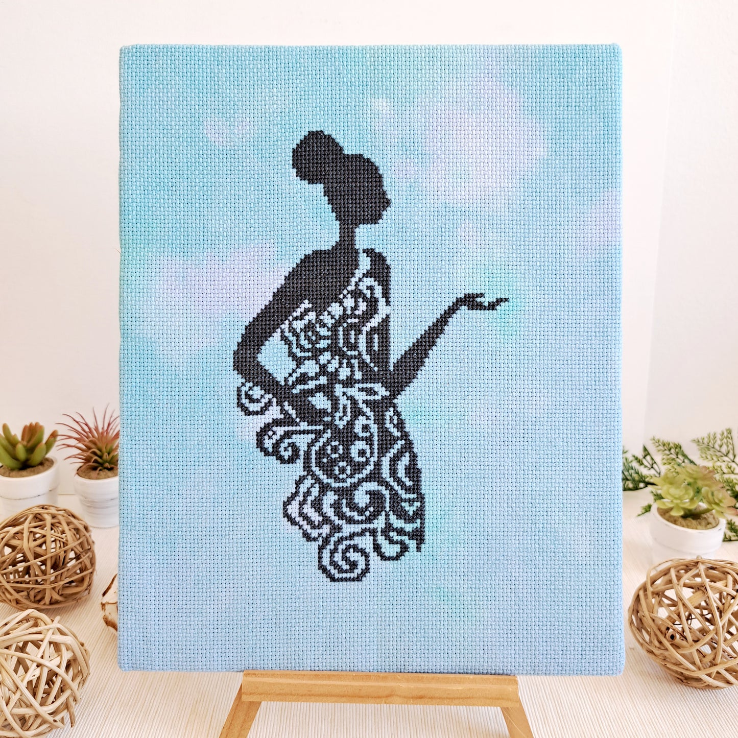 Artmishka Lady's Silhouette 1 N.208 cross stitch pattern