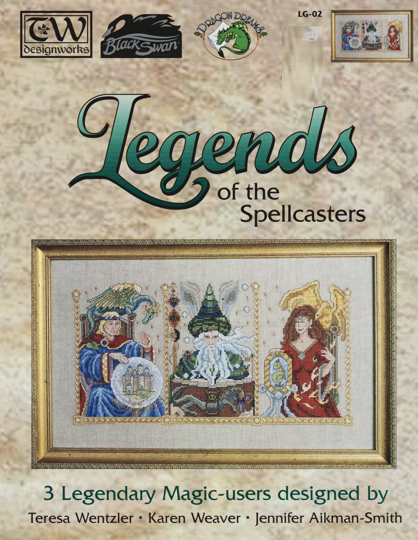 Teresa Wentzler Legends of the Spellcasters LG-02 cross stitch pattern