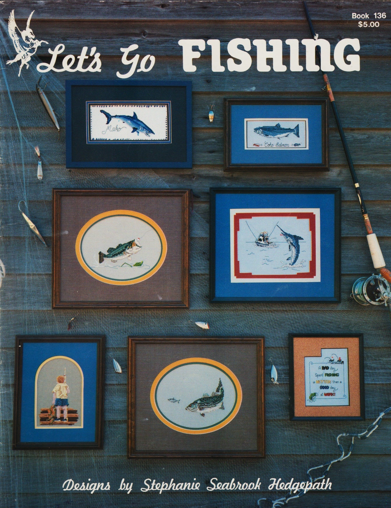 Pegasus Let's Go Fishing 136 cross stitch pattern