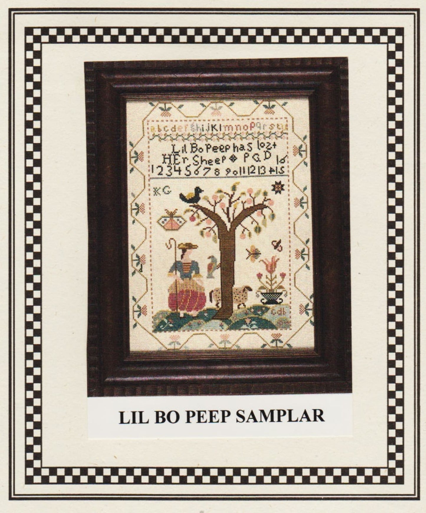 Little by Little Lil Bo Peep Sampler cross stitch pattern