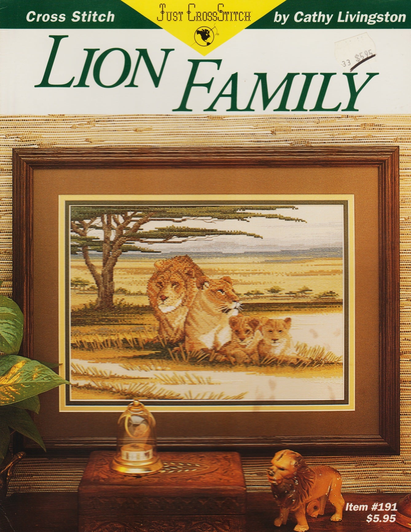 Just CrossStitch Lion Family 191 cross stitch pattern
