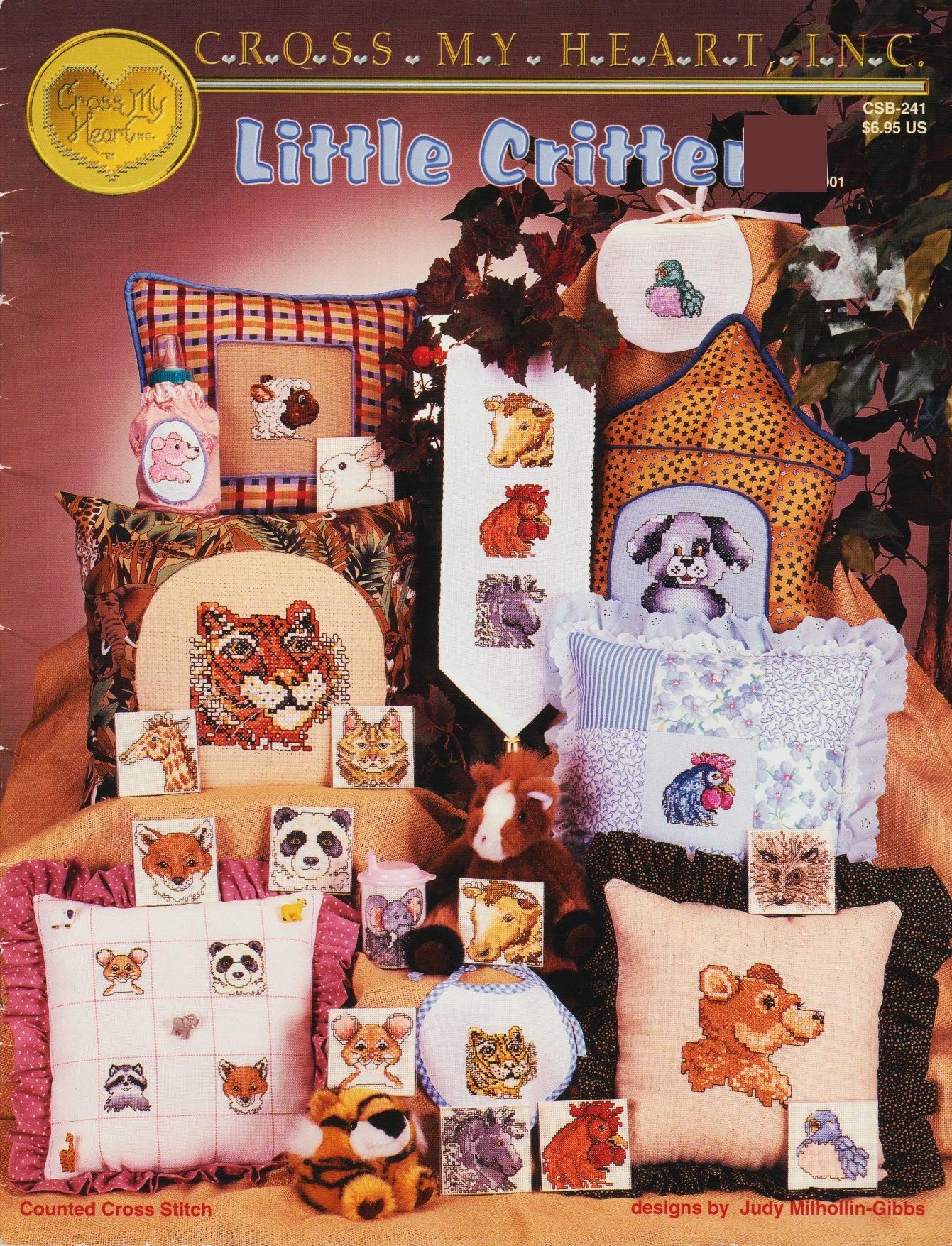 Cross M yHeart Little Critters CSB-241 cross stitch pattern