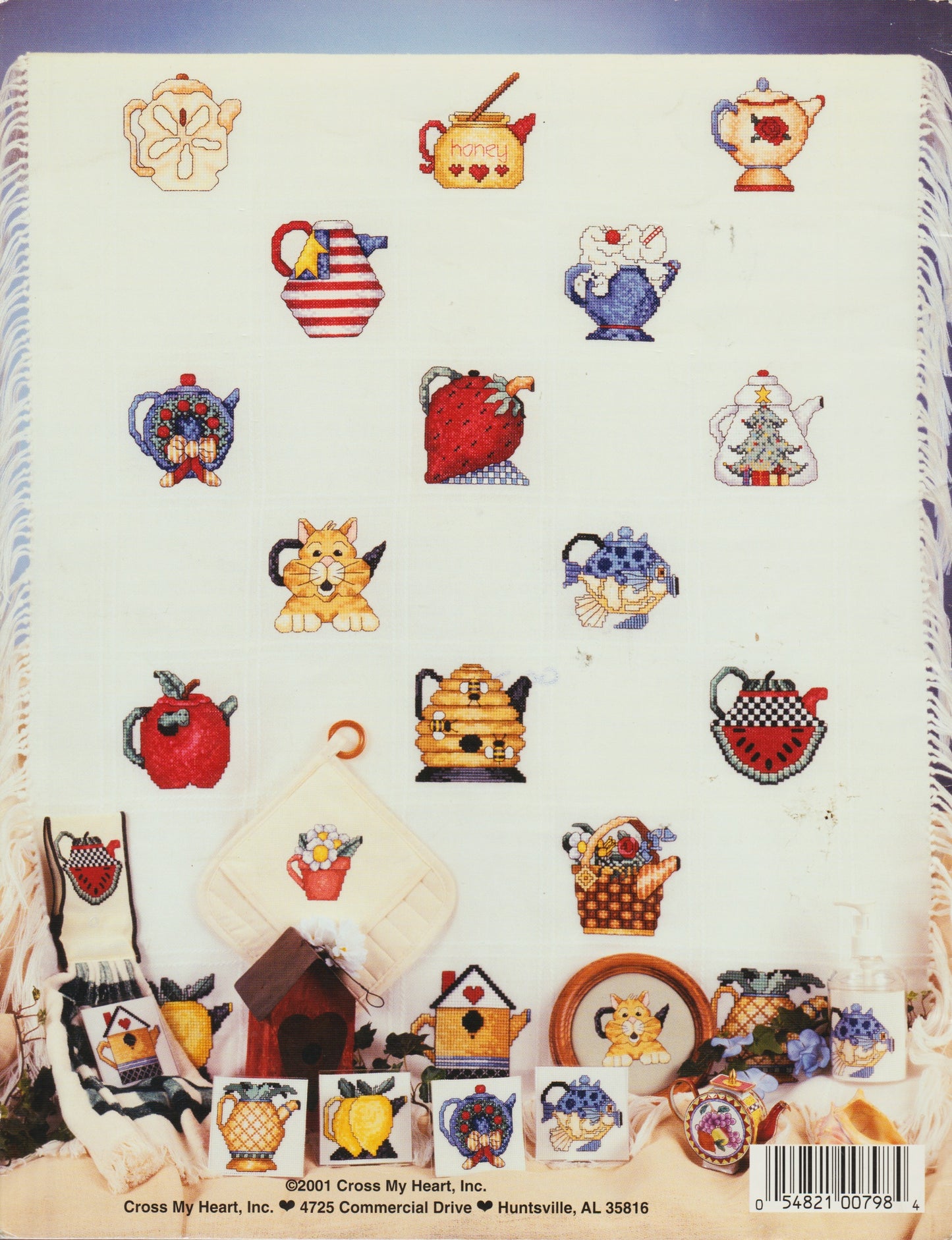Little Fantasy Teapots pattern