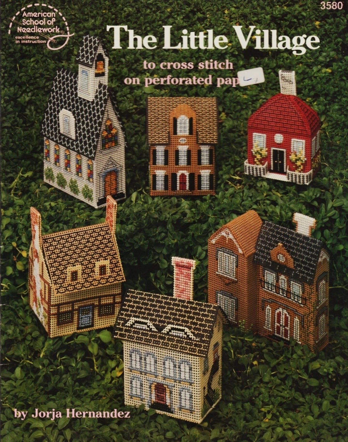 American School of Needlework The Little Village 3580 cross stitch pattern