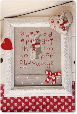 Madam Chantilly Love Is Hot cross stitch pattern