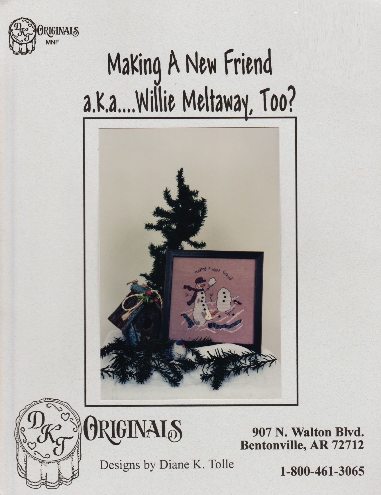 DKT Making A New Friend cross stitch pattern