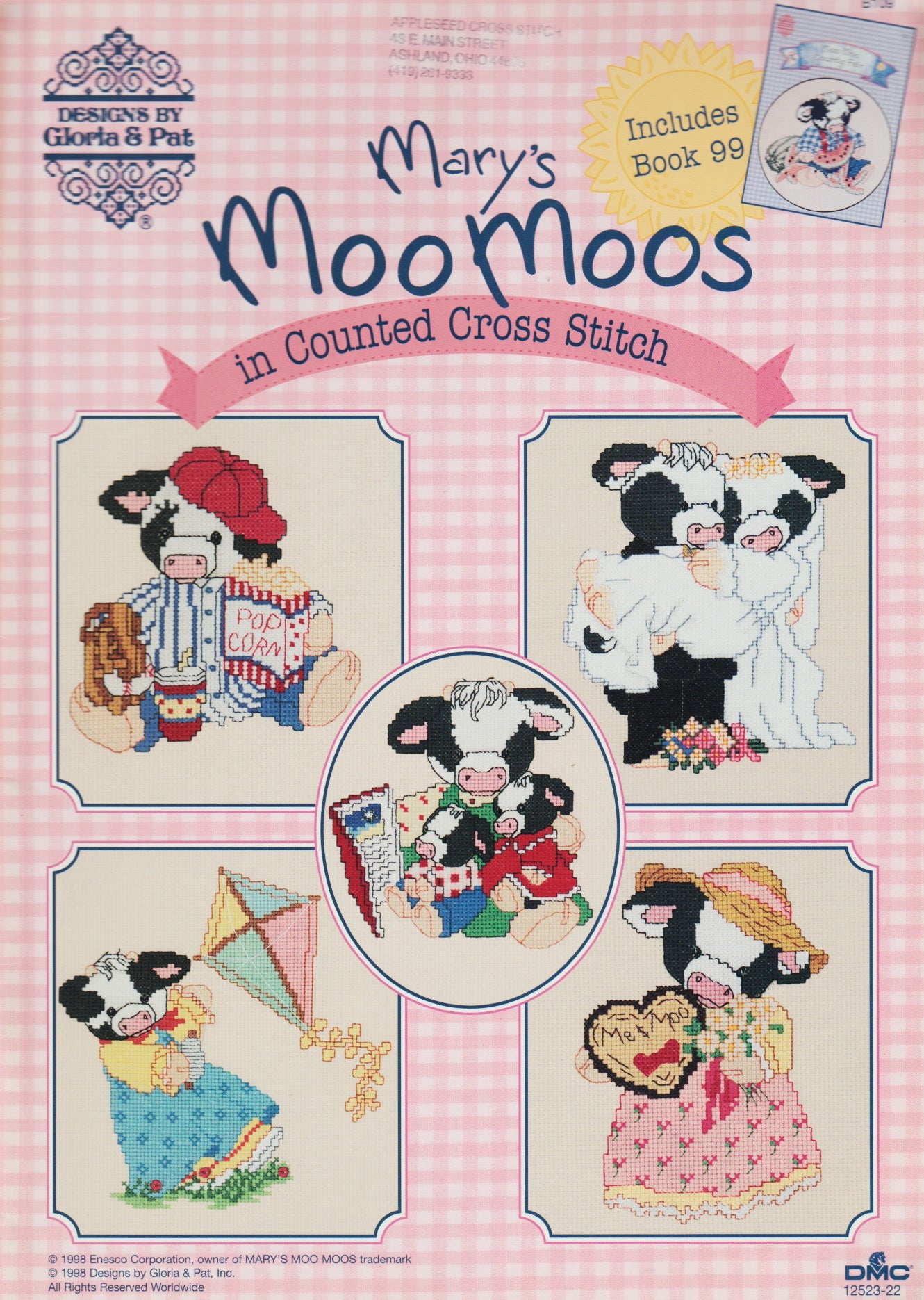 Gloria & Pat Mary's MooMoos cross stitch pattern