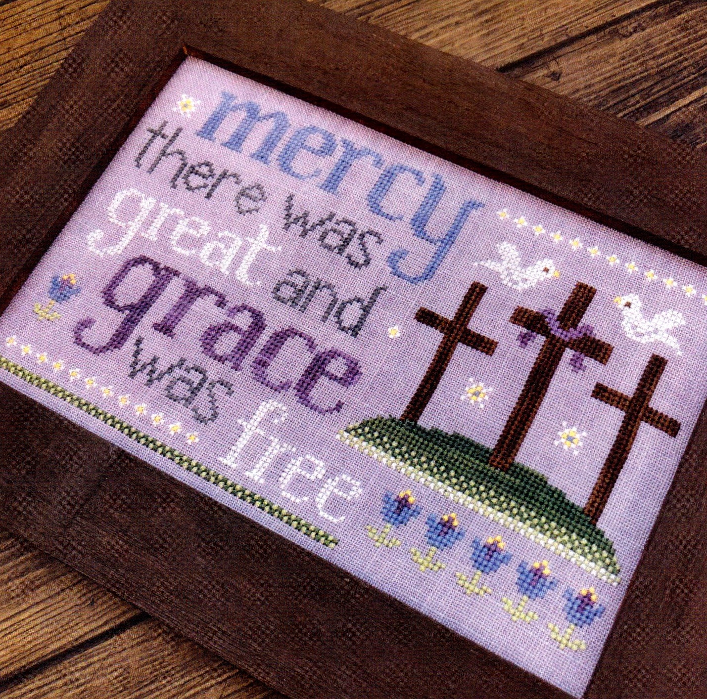 Sweet Wing Studio Mercy & Grace cross stitch pattern