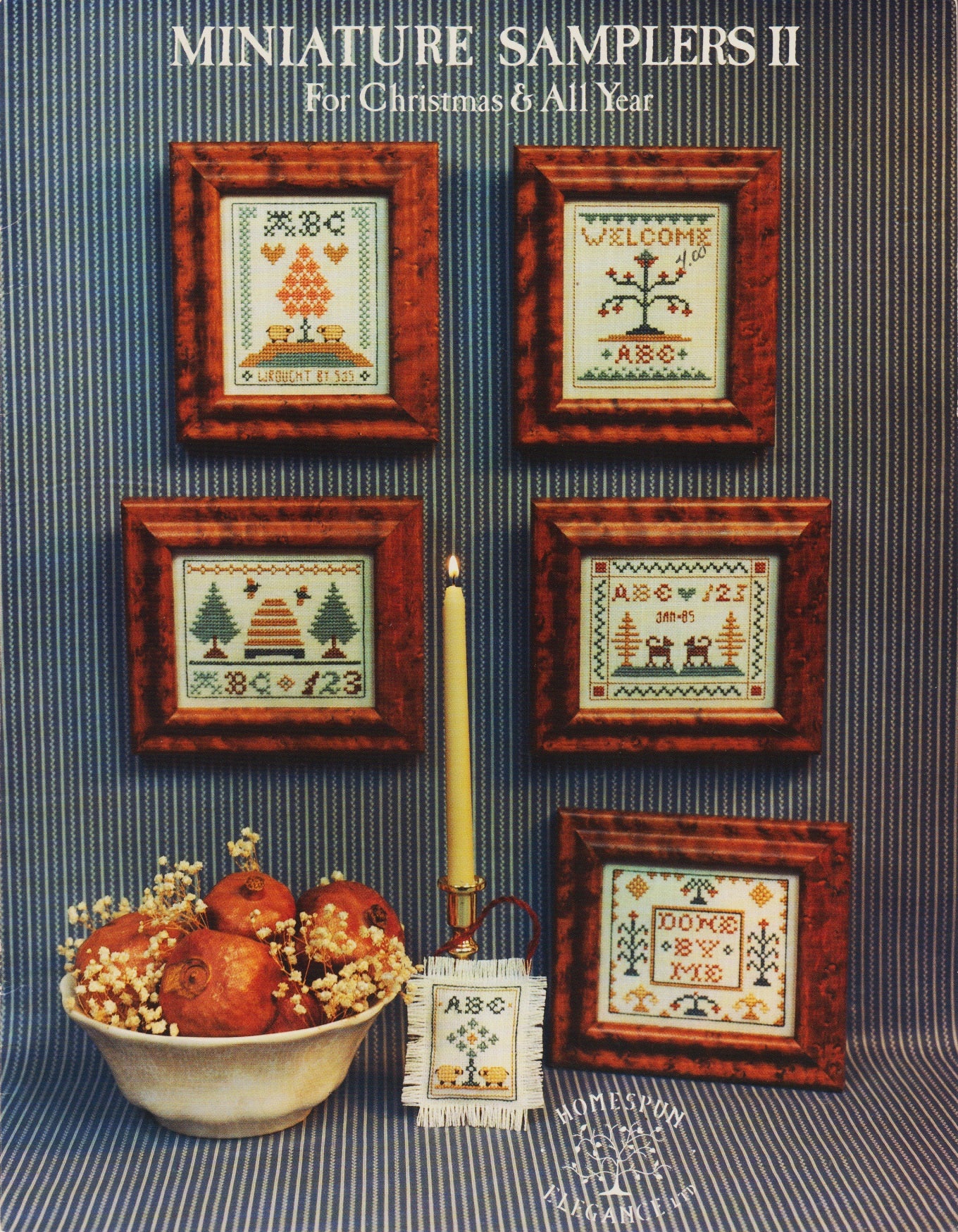 Homespun Elegance Miniature Samplers II cross stitch pattern