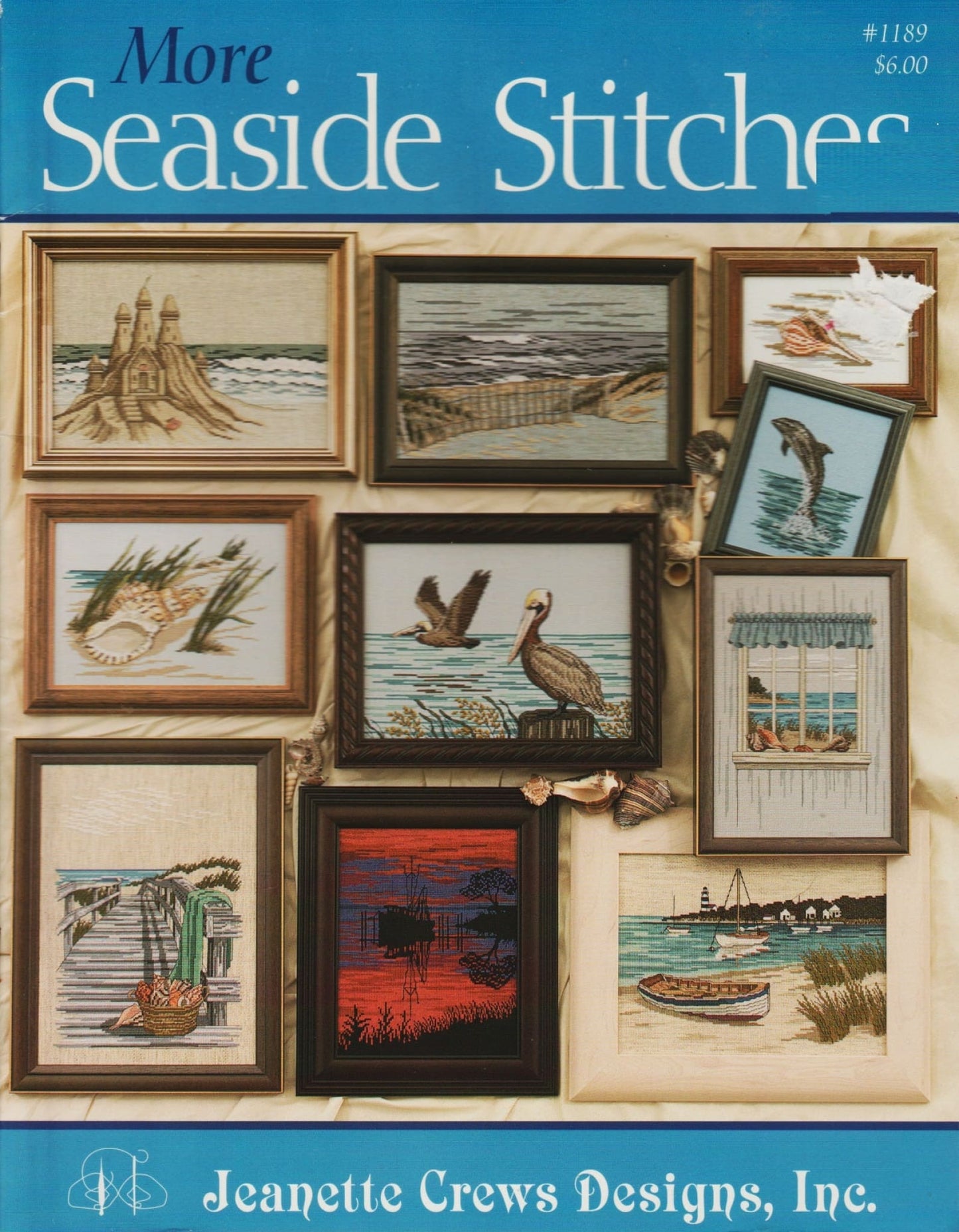 Jeanette Crews More Seaside Stitches 1189 cross stitch pattern