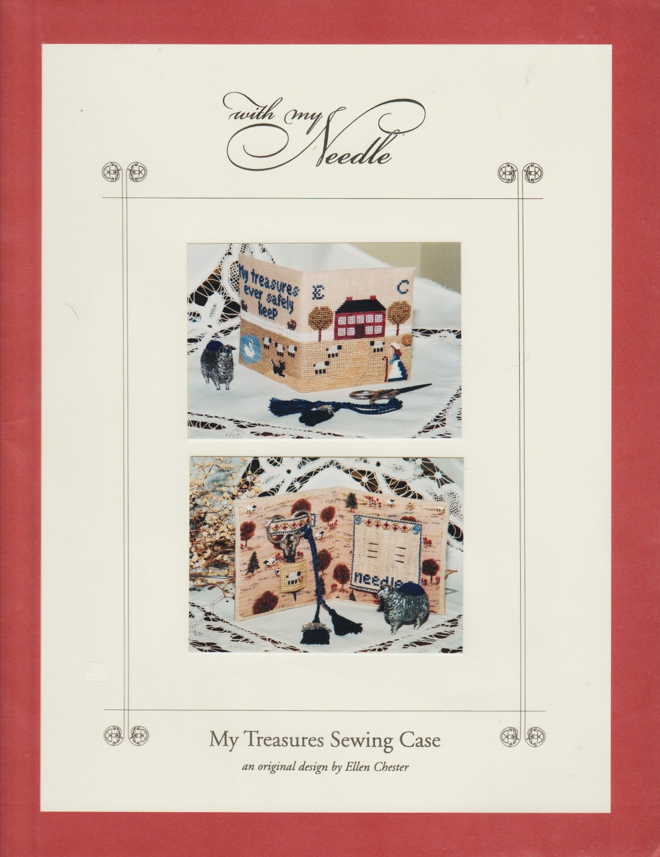 With My Needle My Treasures Sewing Case cross stitch pattern