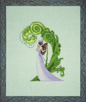 Nora Corbett Fiddle Fern, NC321 cross stitch pattern