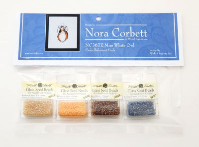 Nora Corbett Miss White Owl NC367 Embellishment pack