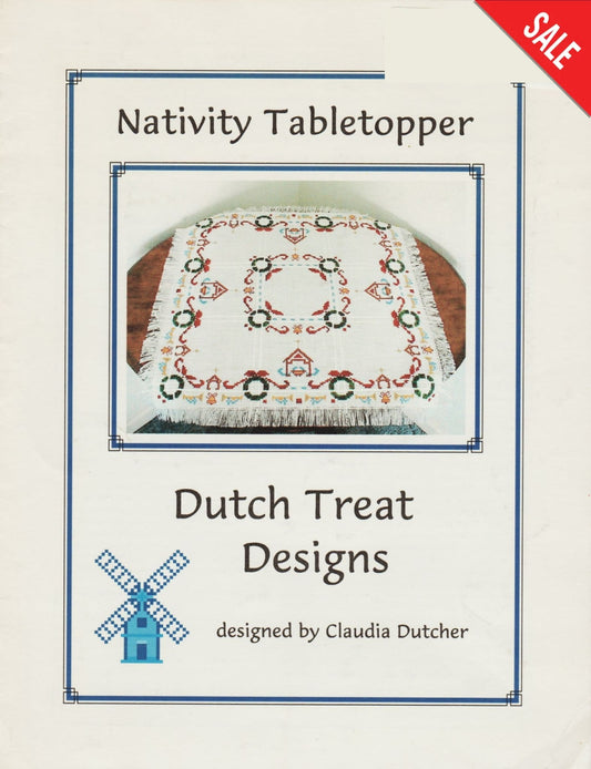 Dutch Treat Designs Nativity Tabletopper cross stitch pattern