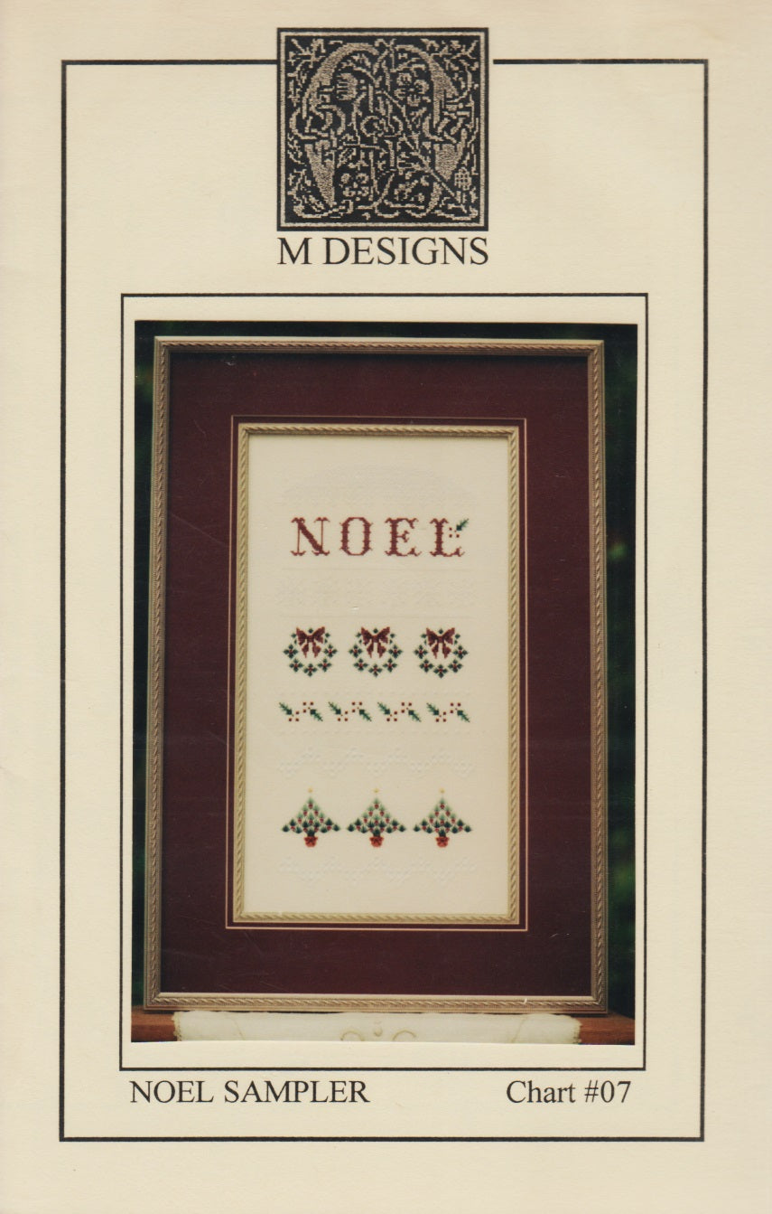 M Designs Noel Sampler cross stitch pattern