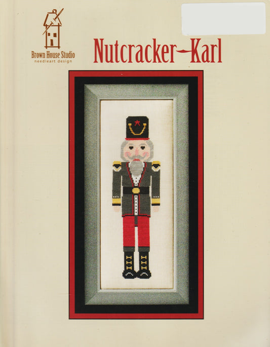 Brown House Studio Nutcracker-Karl cross stitch pattern
