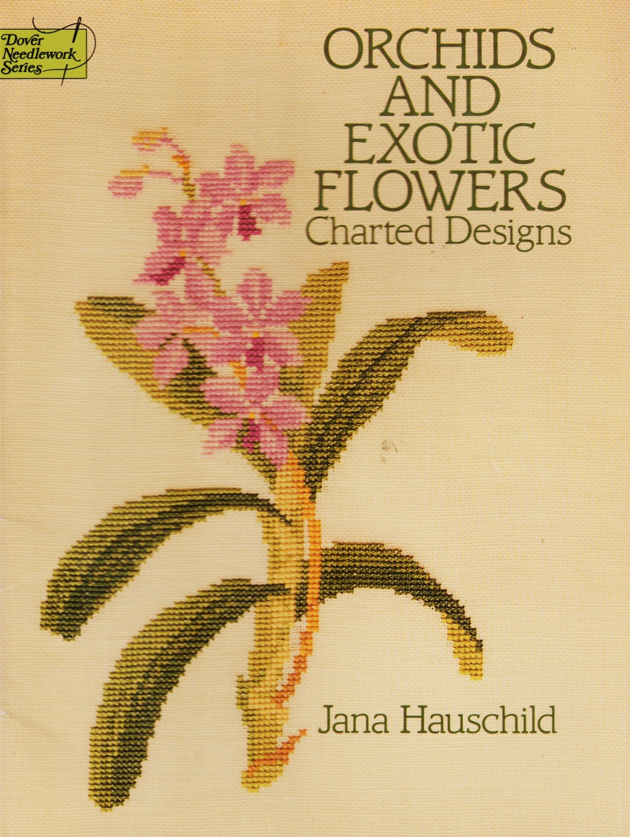 Dover Orchids and Exotic Flowers cross stitch pattern