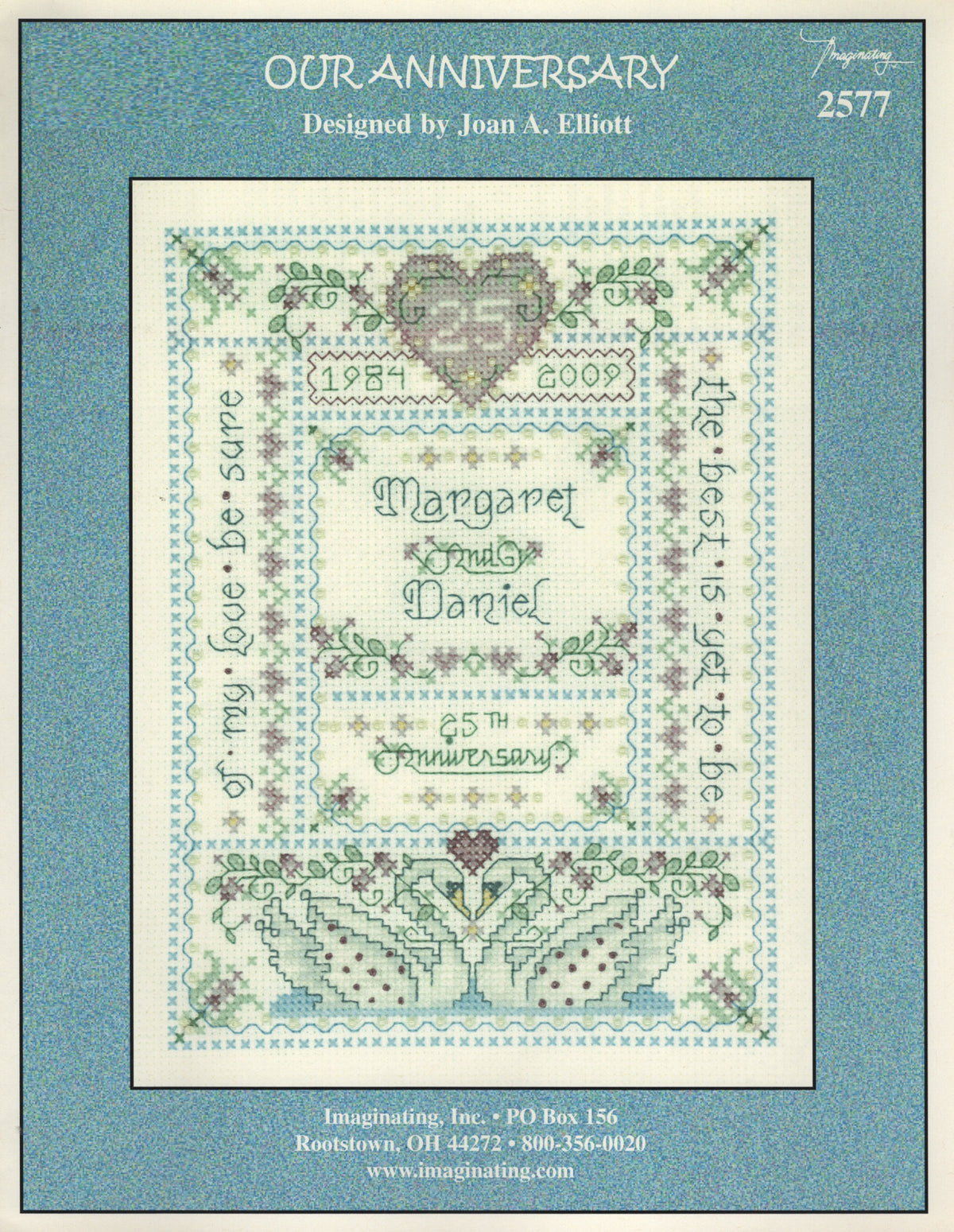 Imaginating Our Anniversary 2577 cross stitch pattern
