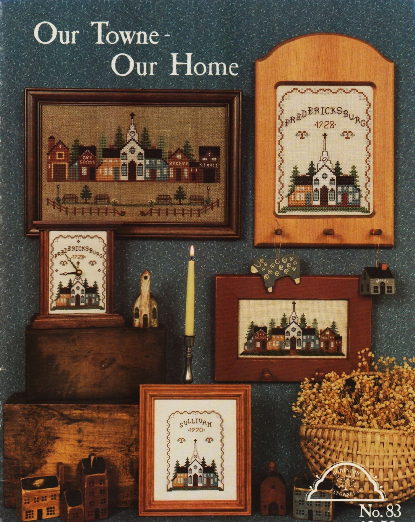 Homespun Elegance Our Towne - Our Home 83 cross stitch pattern