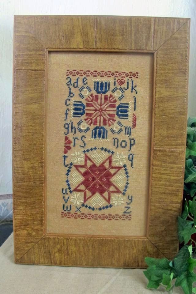 From The Heart Patriotic Quaker cross stitch pattern