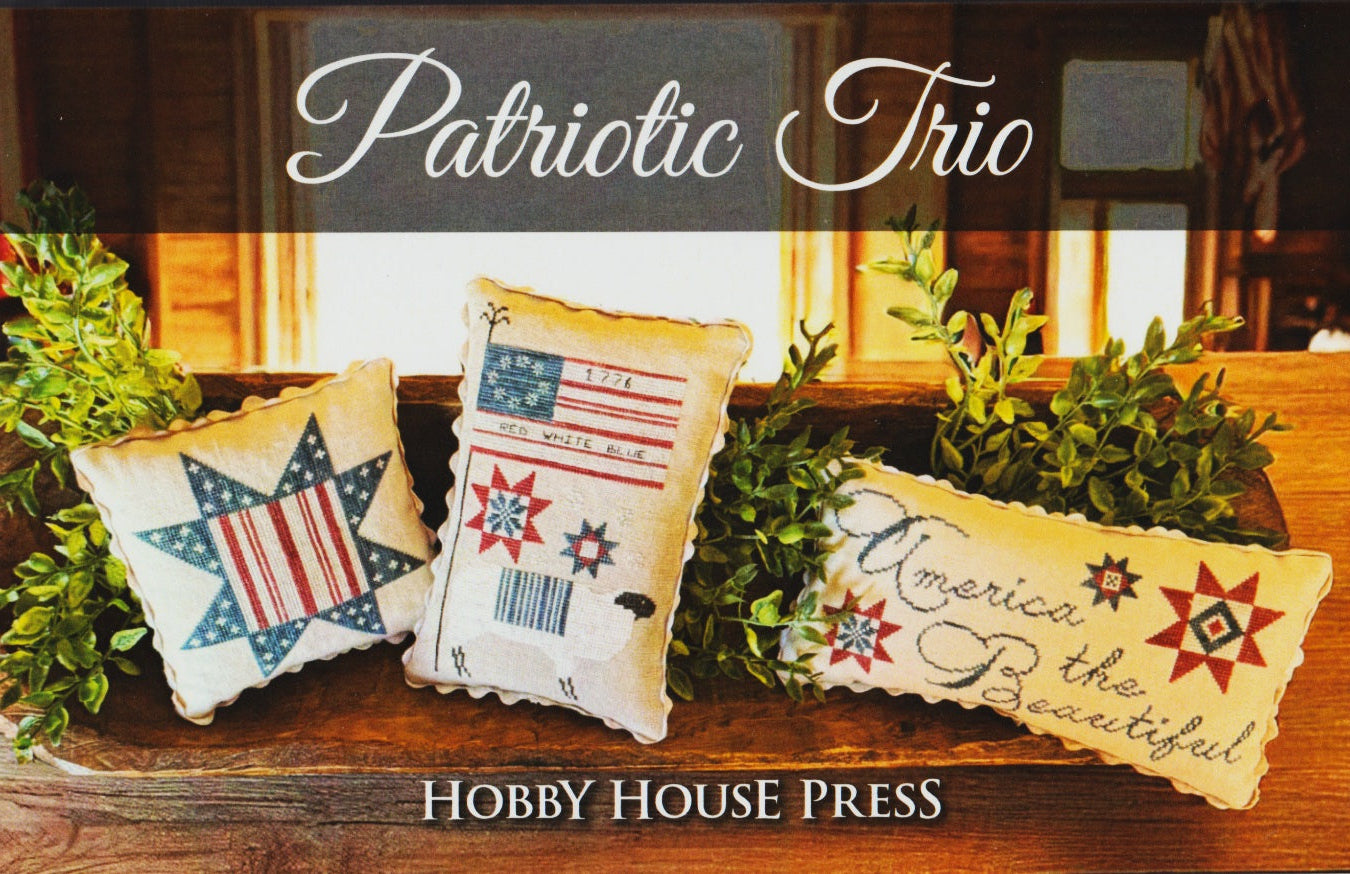 Hobby House Press Patriotic Trio cross stitch pattern
