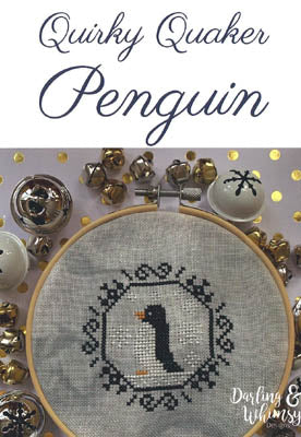 Darling & Whimsy Penguin cross stitch pattern