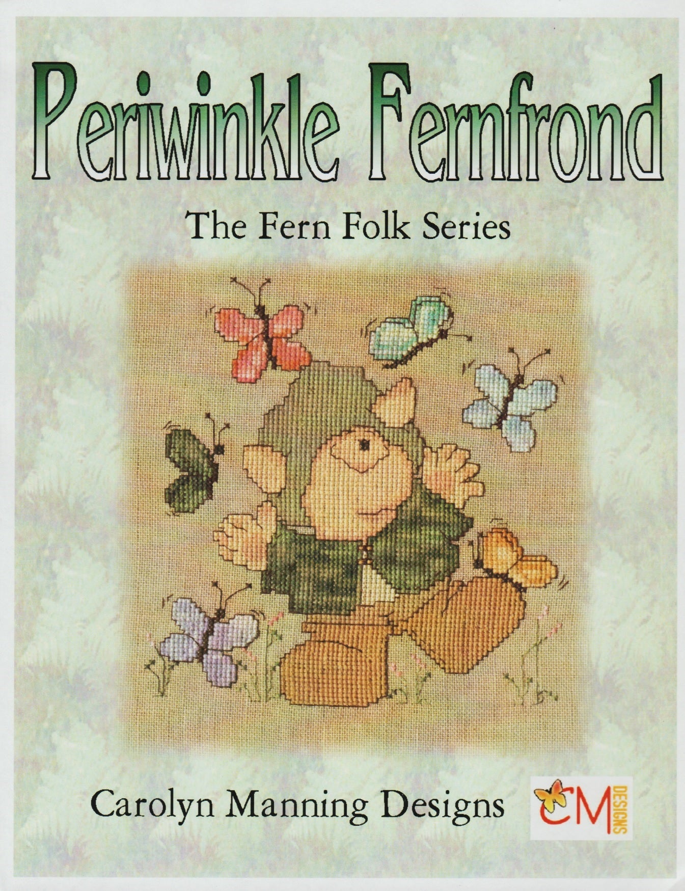 Carolyn Manning Periwinkle Fernfrond cross stitch pattern
