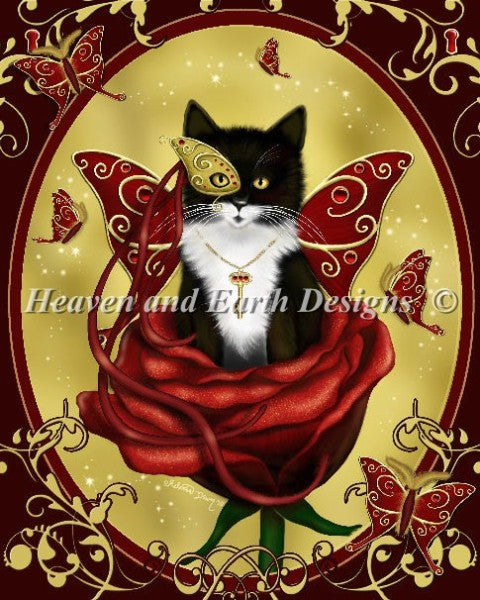 Heaven and Earth Designs Phantom of the Masquerade HAEDMED12351 cross stitch pattern
