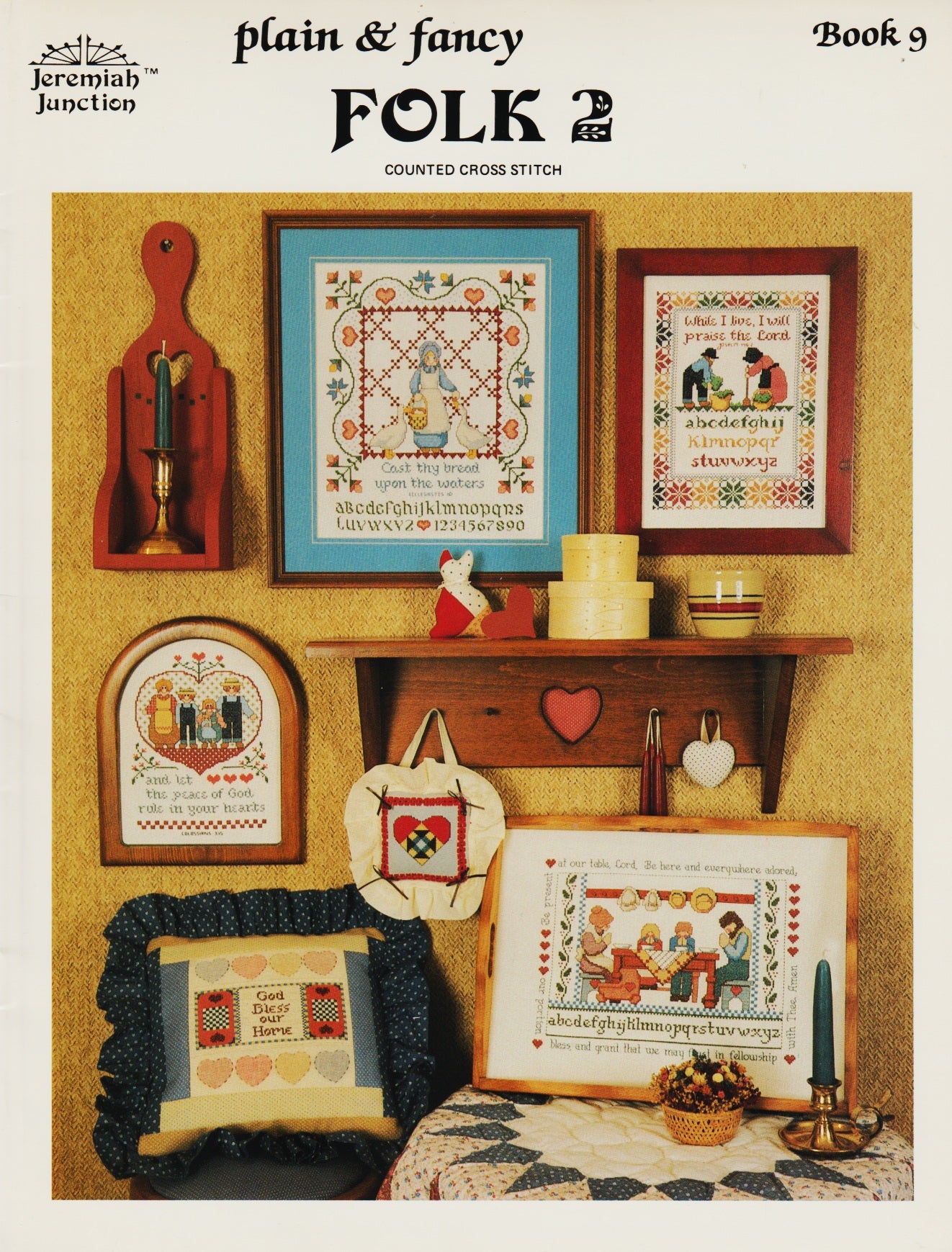 Jeremiah Junction Plain & Fancy Folk 2 BK9 Amish cross stitch pattern